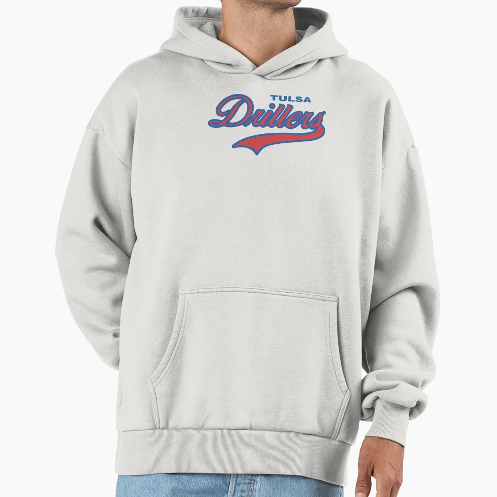 Tulsa Drillers Logo Hoodie - Fun Novelty Design for Adults - T-Shirt, Sweatshirt, Hoodie