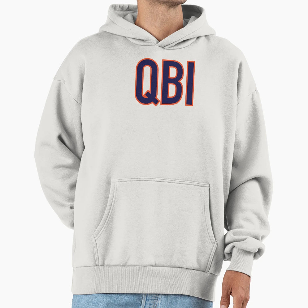 Qb1 Chicago Bears Navy Hoodie - Streetwear Style for Adults - T-Shirt, Sweatshirt, Hoodie