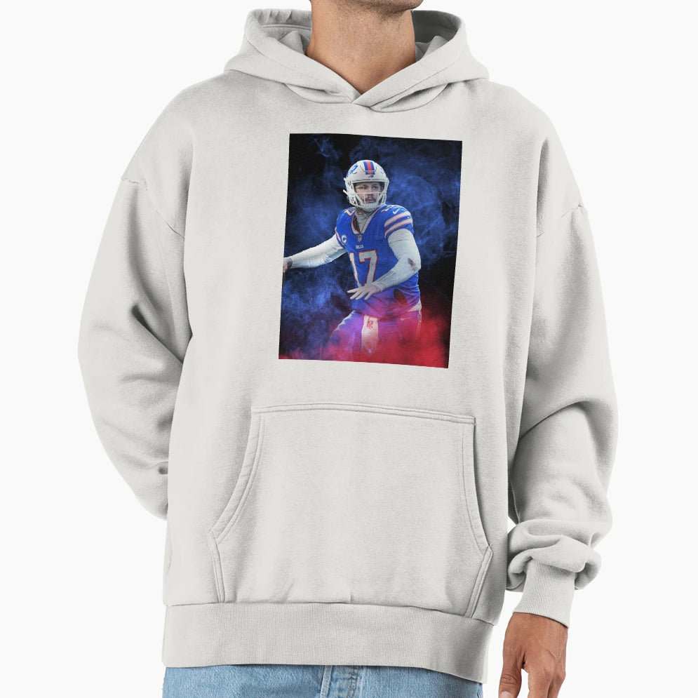 J Allen Buffalo Sports Art Hoodie - Novelty Apparel Men Women - T-Shirt, Sweatshirt, Hoodie