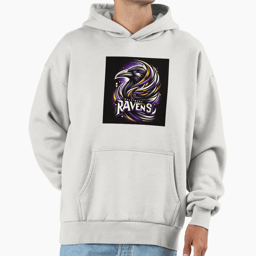 Ravens Football Hoodie - Aesthetic Graphic Unisex - T-Shirt, Sweatshirt, Hoodie