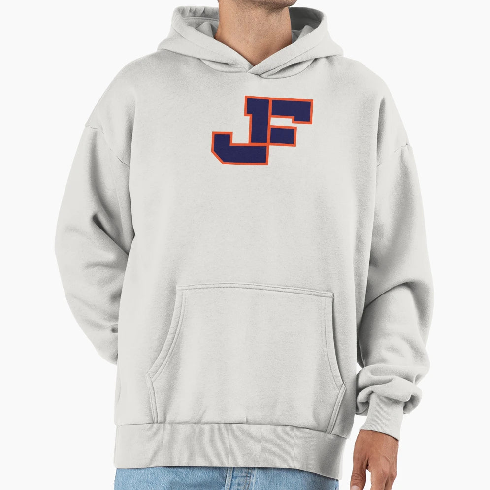 J1F Bears Navy Orange Hoodie - Trendy Graphic Men Women - T-Shirt, Sweatshirt, Hoodie