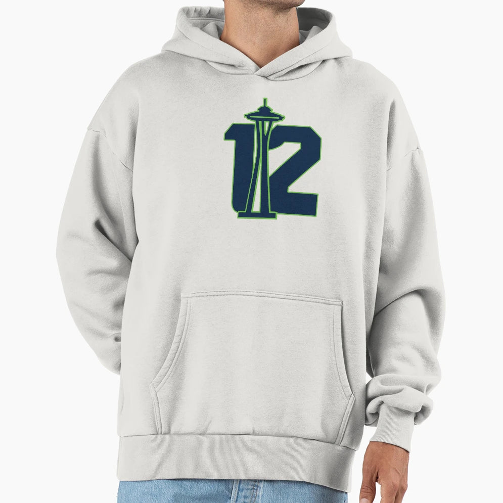 Seattles 12Th Hoodie - Custom Art Print Men Women - T-Shirt, Sweatshirt, Hoodie