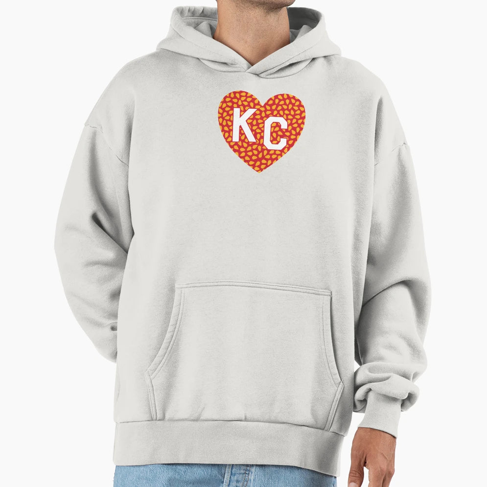 Arrowhead Kc Heart Hoodie - Fun Novelty Design Unisex - T-Shirt, Sweatshirt, Hoodie