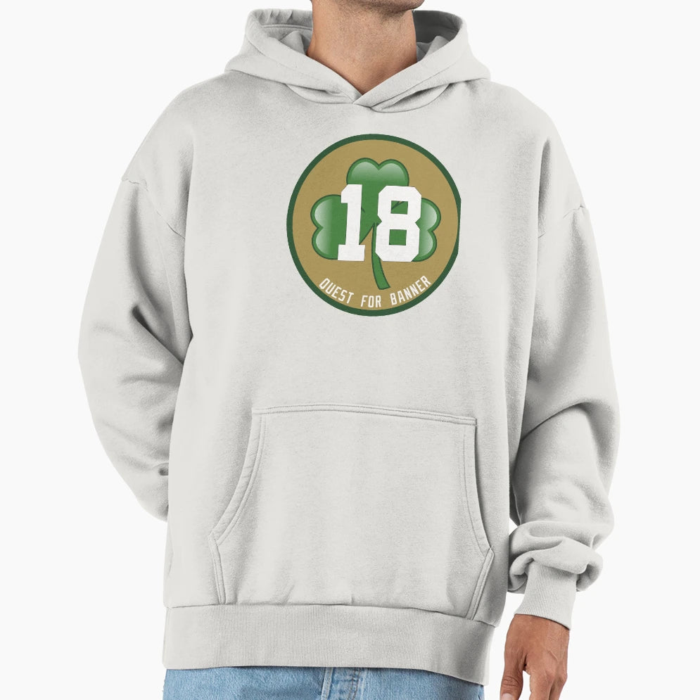 Quest Banner 18 Hoodie - Novelty Apparel Unisex - T-Shirt, Sweatshirt, Hoodie