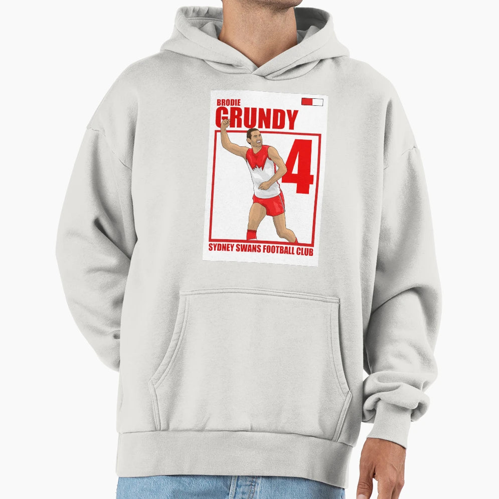 Brodie Grundy Hoodie - Fun Novelty Design Men Women - T-Shirt, Sweatshirt, Hoodie