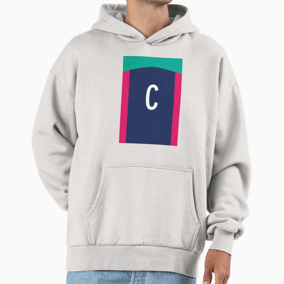 Melbourne Vixens Bib Centre Hoodie - Trendy Graphic Unisex - T-Shirt, Sweatshirt, Hoodie