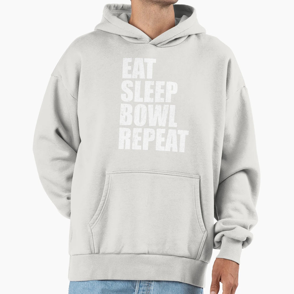 Eat Sleep Bowl Repeat Gift High School T-Shirt - Custom Art Print Unisex - T-Shirt, Sweatshirt, Hoodie