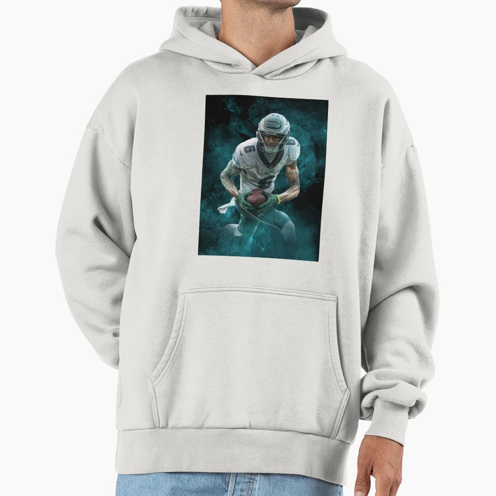 Devonta Smith Philadelphia Sports Art Hoodie - Graphic Print Unisex - T-Shirt, Sweatshirt, Hoodie