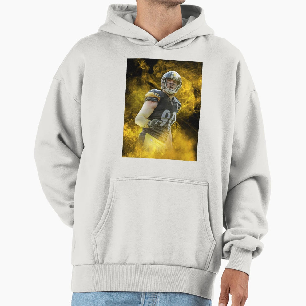 Watt Pittsburgh Sports Art Hoodie - Fun Novelty Design for Adults - T-Shirt, Sweatshirt, Hoodie