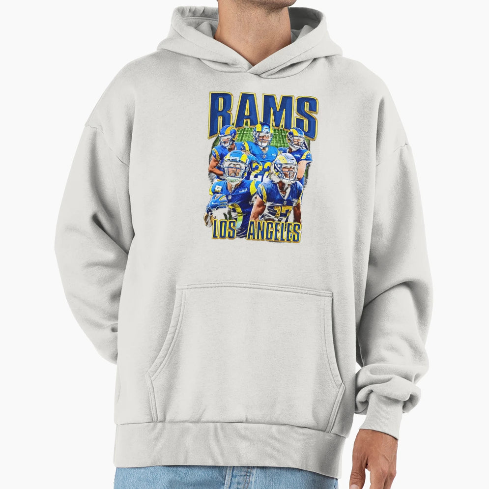 Los Angeles R Hoodie - Novelty Apparel for Adults - T-Shirt, Sweatshirt, Hoodie