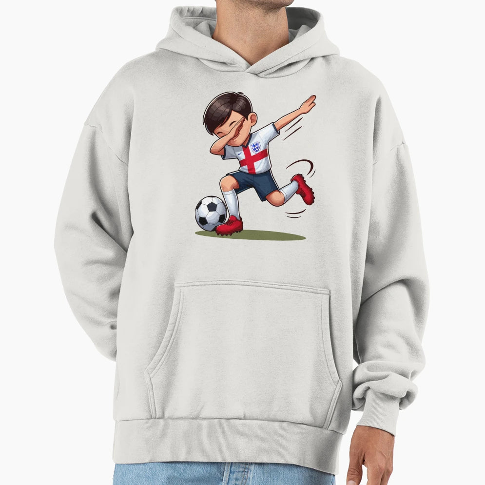 British Dab England Football Soccer Spirit Hoodie - Graphic Print Unisex - T-Shirt, Sweatshirt, Hoodie
