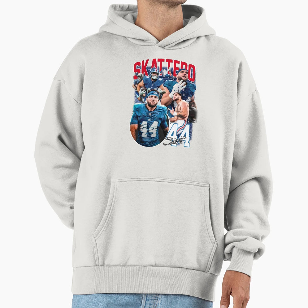 Cam Skattebo New York Football Bootleg Hoodie - Novelty Apparel Unisex - T-Shirt, Sweatshirt, Hoodie