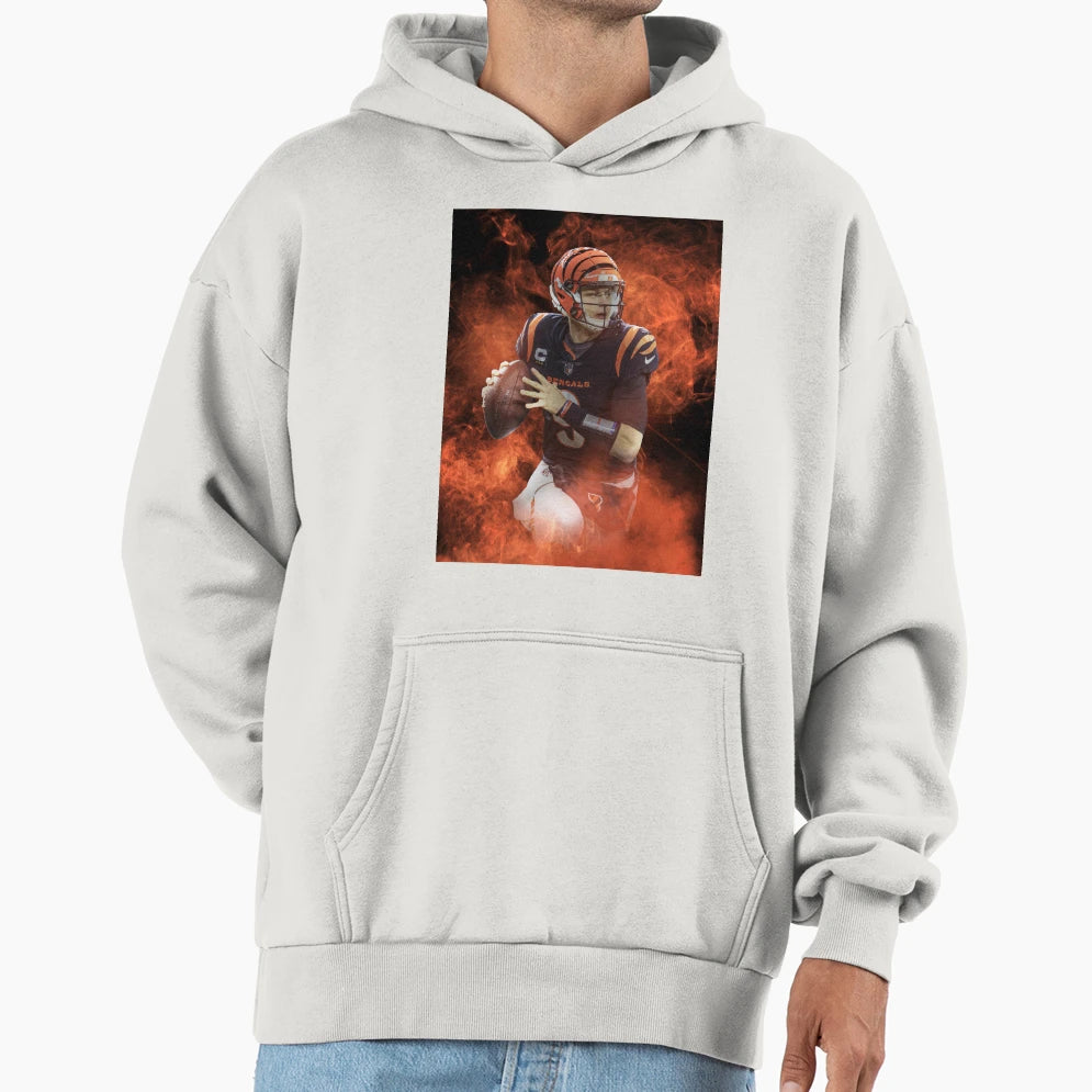 JB Cincinnati Sports Art Hoodie - Novelty Apparel for Adults - T-Shirt, Sweatshirt, Hoodie