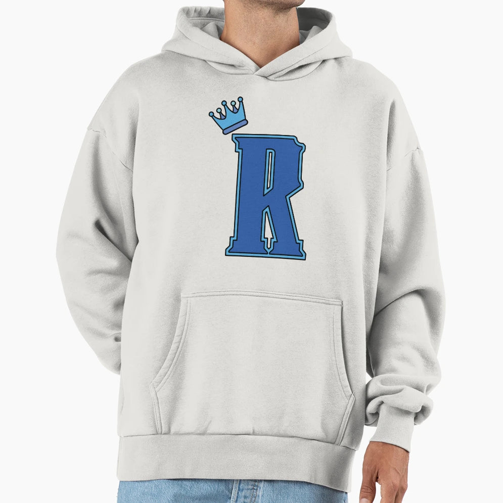 Blue Letter R Hoodie - Streetwear Style Unisex - T-Shirt, Sweatshirt, Hoodie