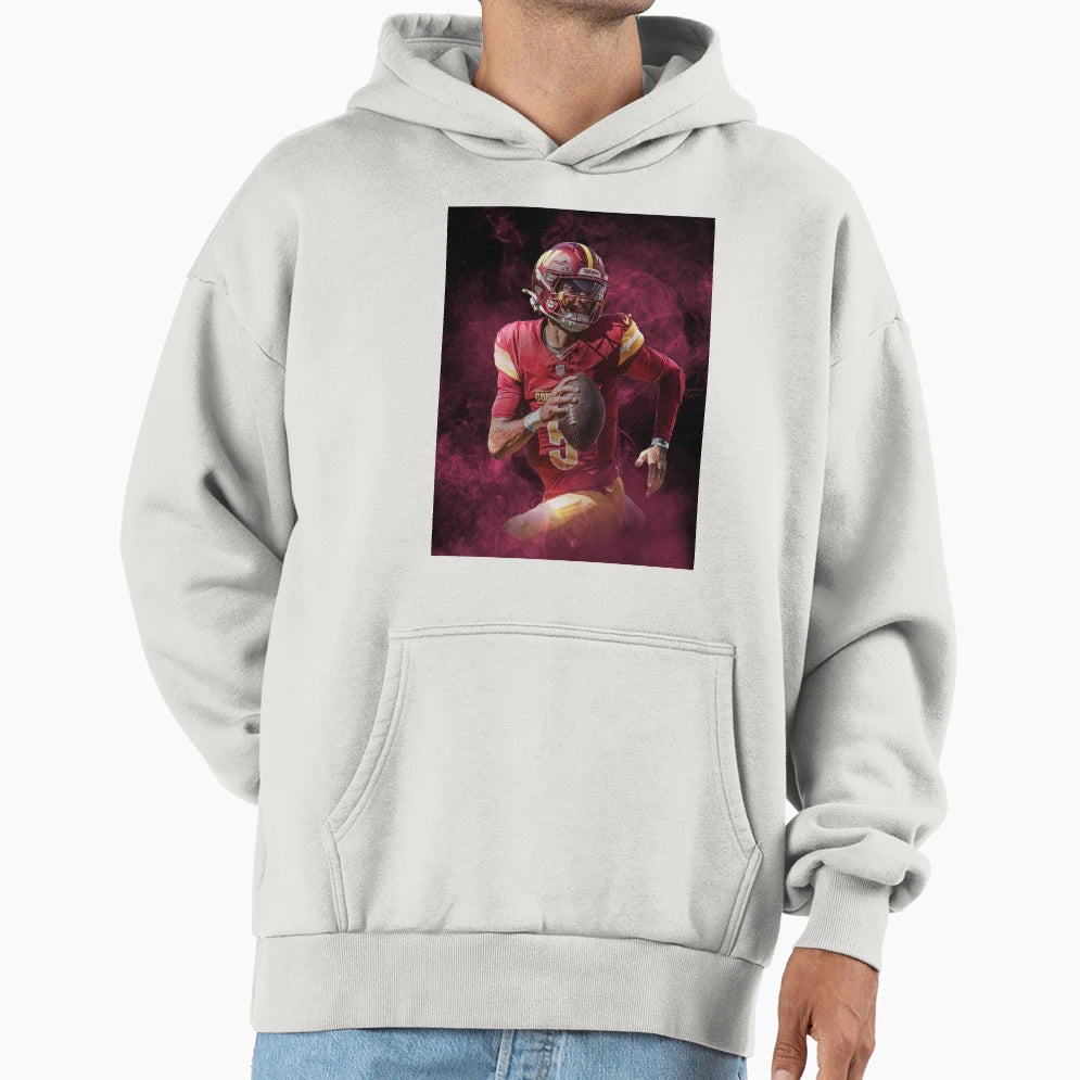 JD Washington Sports Art Hoodie - Graphic Print Men Women - T-Shirt, Sweatshirt, Hoodie