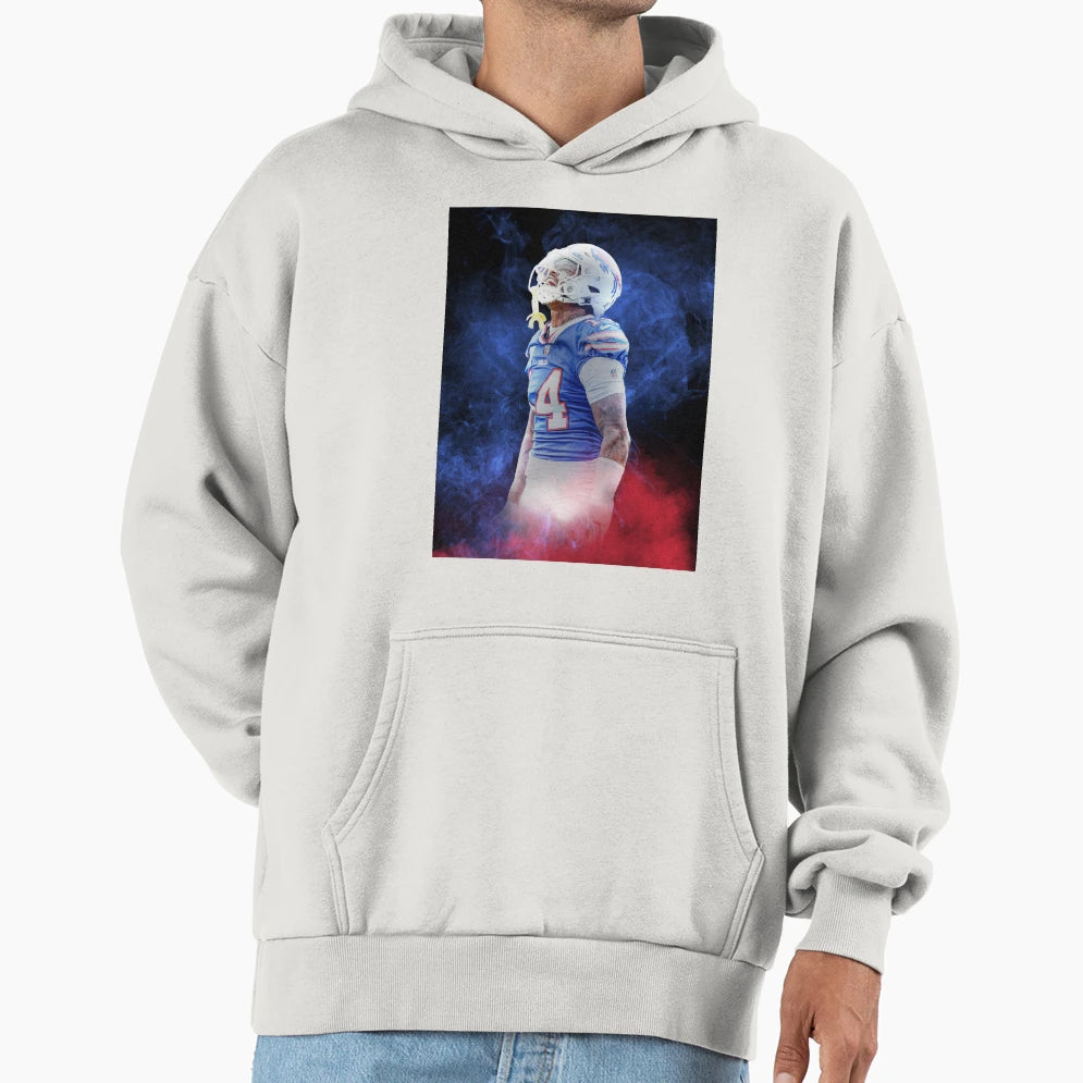 S Diggs Buffalo Sports Art Hoodie - Aesthetic Graphic for Adults - T-Shirt, Sweatshirt, Hoodie