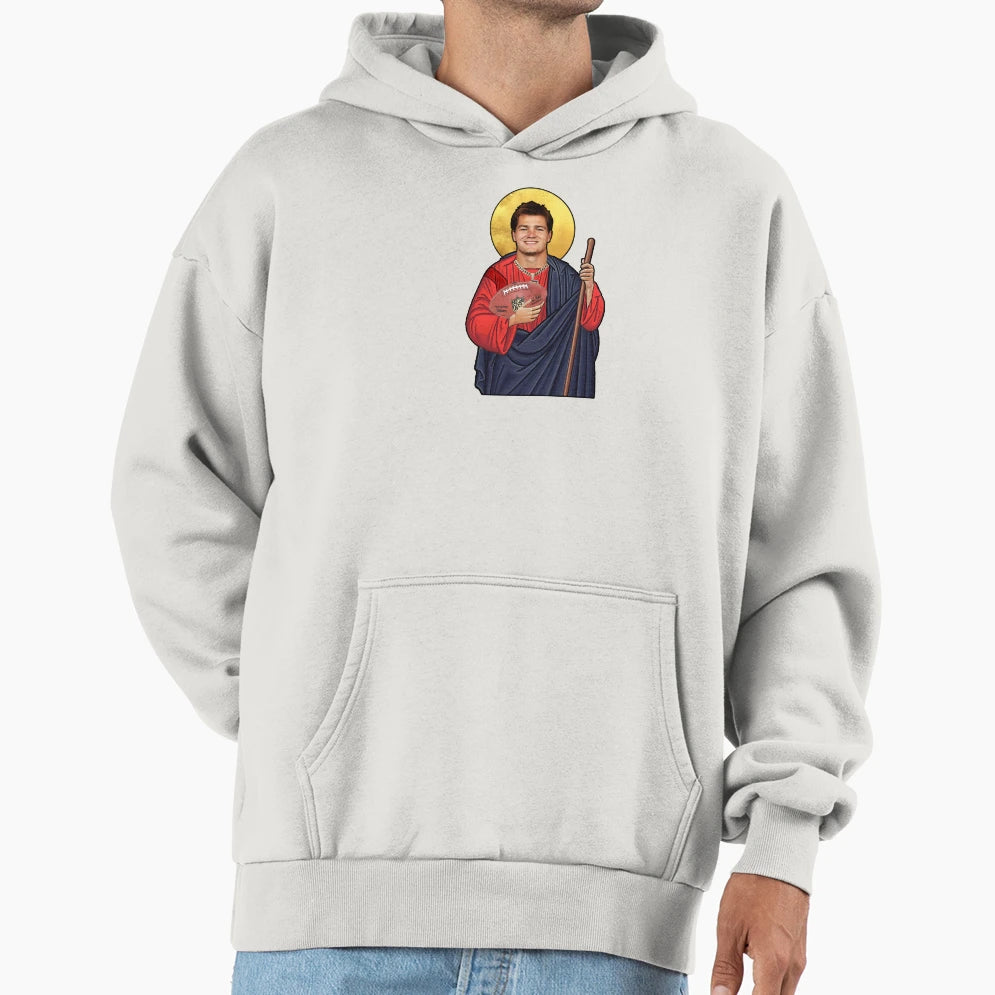 Saint Drake Maye New England Patriots Hoodie - Unique Graphic Men Women - T-Shirt, Sweatshirt, Hoodie