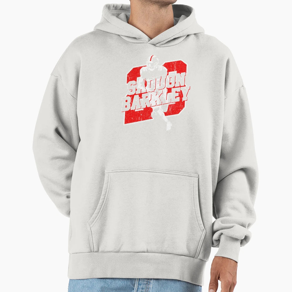 Saquon Hoodie - Fun Novelty Design for Adults - T-Shirt, Sweatshirt, Hoodie