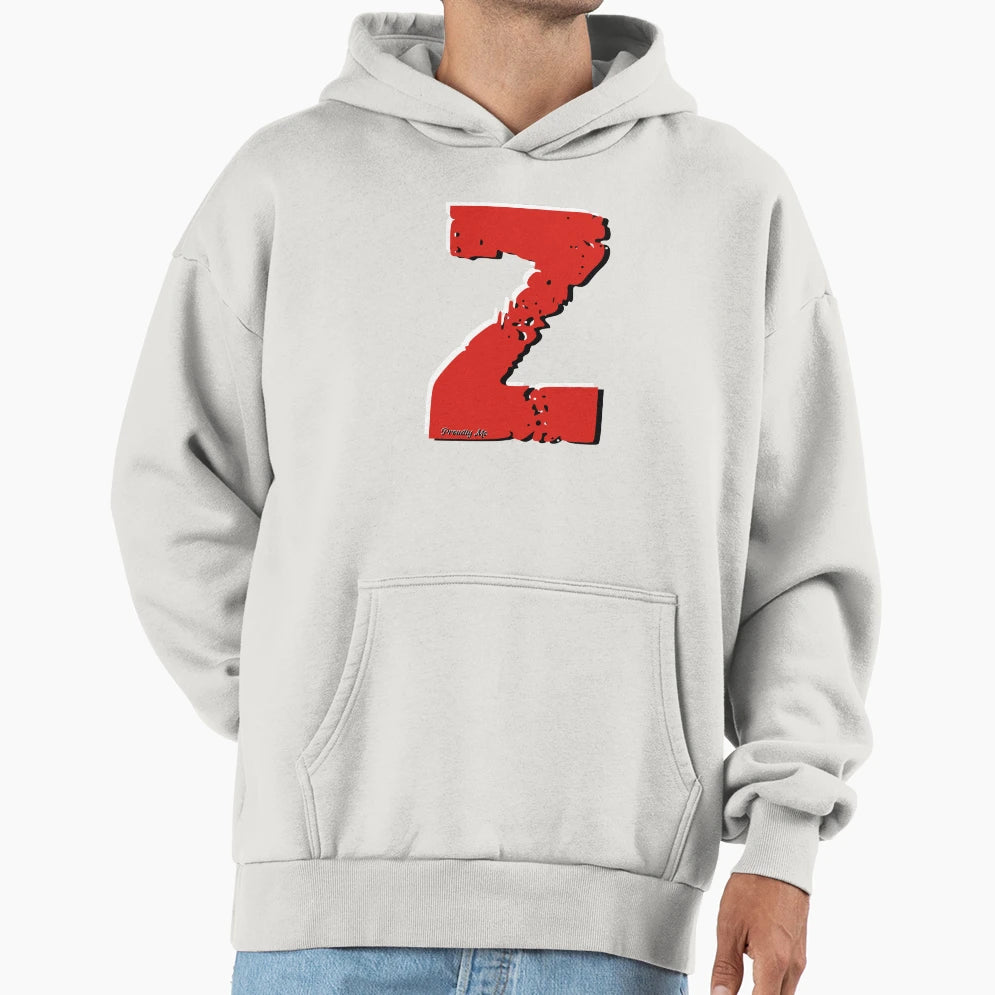 Initials Z Hoodie - Casual Everyday Wear for Adults - T-Shirt, Sweatshirt, Hoodie