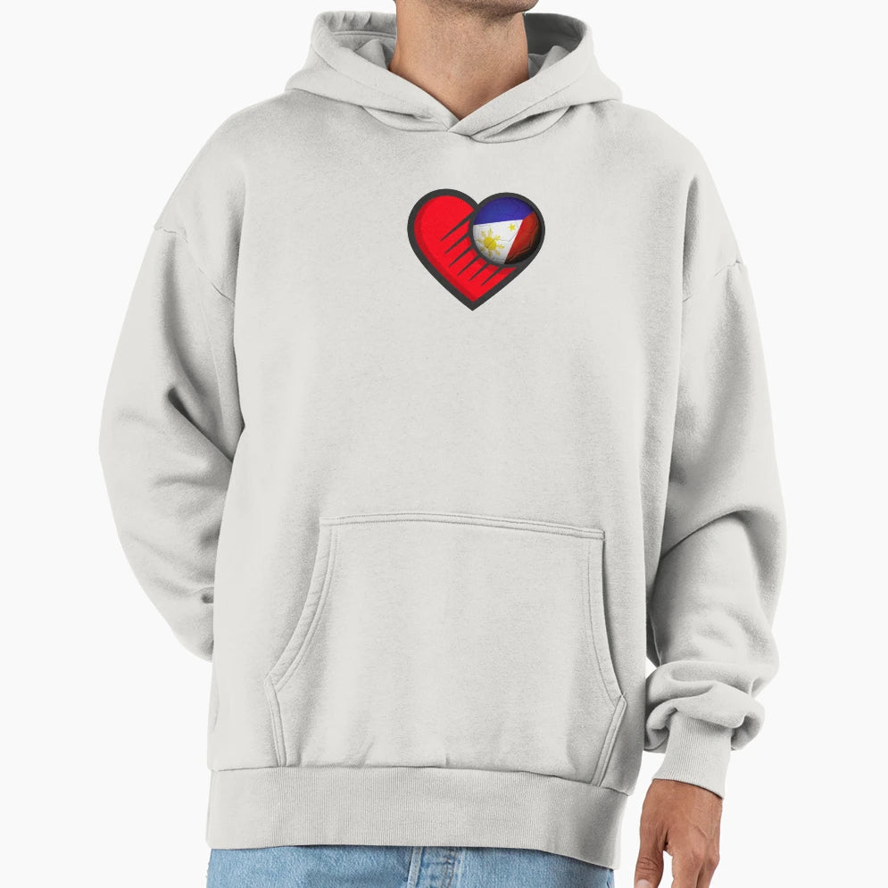 Love Philippine Football Soccer Ball Hoodie - Novelty Apparel Unisex - T-Shirt, Sweatshirt, Hoodie