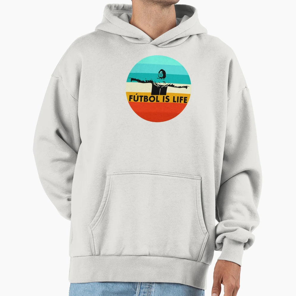 Futbol Is Life Hoodie - Unique Graphic Unisex - T-Shirt, Sweatshirt, Hoodie