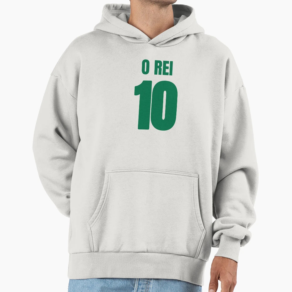 10 O Rei Pele Hoodie - Streetwear Style Men Women - T-Shirt, Sweatshirt, Hoodie