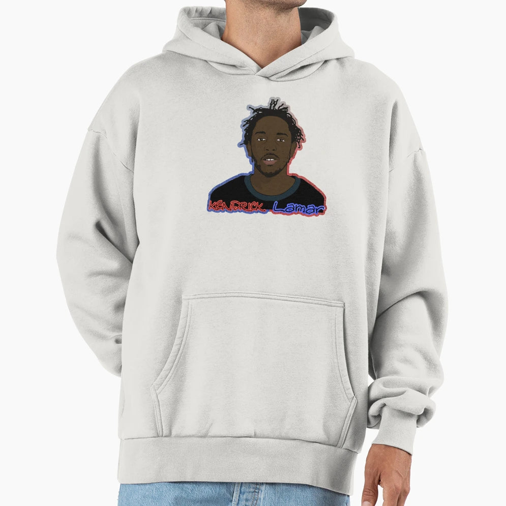 Kendrick Lamar Blue And Red Hoodie - Trendy Graphic Men Women - T-Shirt, Sweatshirt, Hoodie