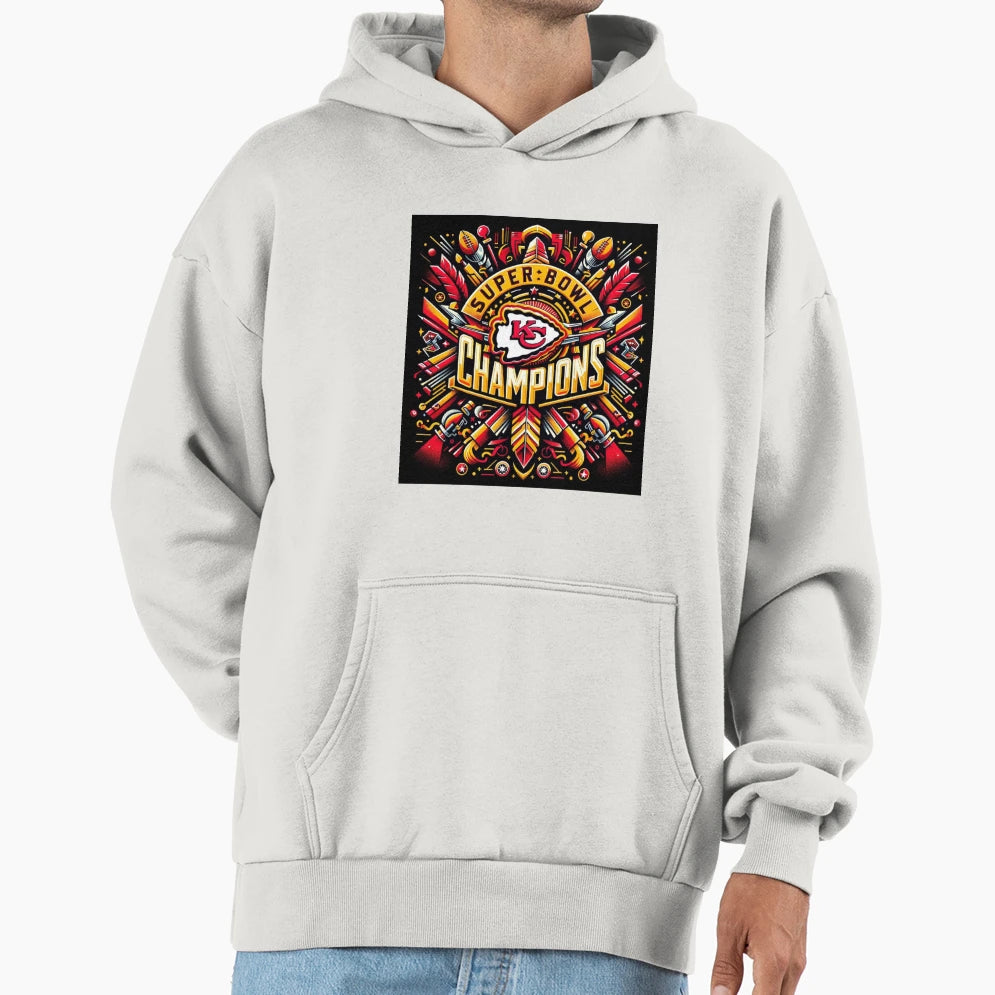 Kansas City Football Hoodie - Aesthetic Graphic Unisex - T-Shirt, Sweatshirt, Hoodie