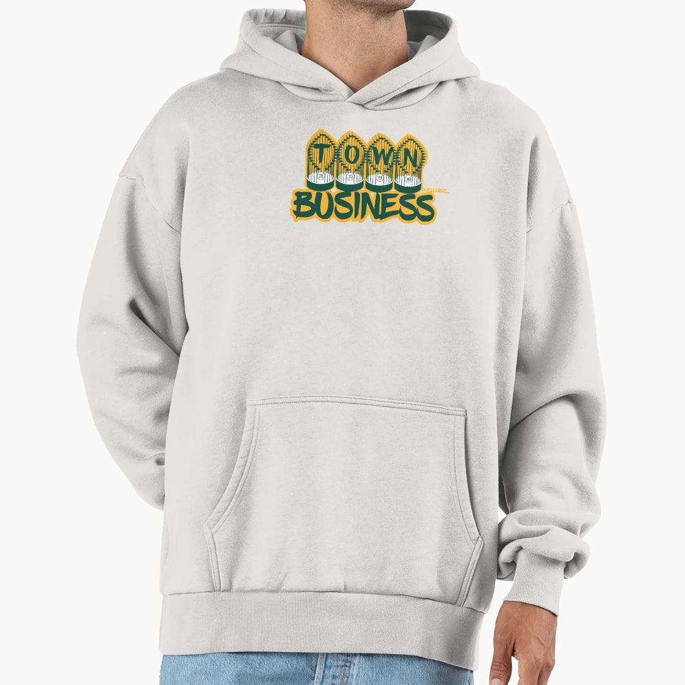 Town Business Oakland Hoodie - Trendy Graphic for Adults - T-Shirt, Sweatshirt, Hoodie