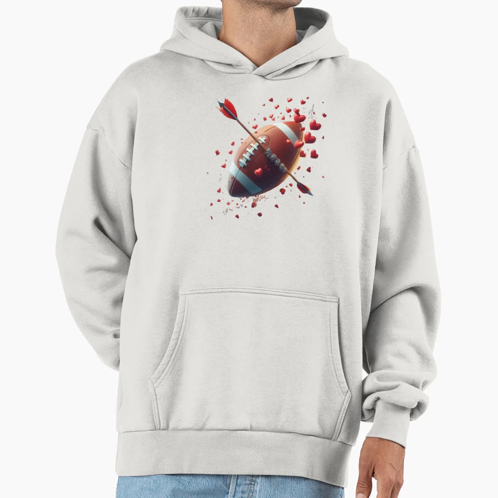 Love American Football Hoodie - Graphic Print Unisex - T-Shirt, Sweatshirt, Hoodie