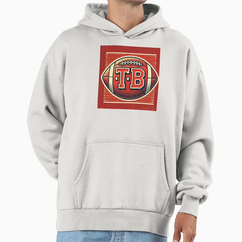 Tampa Bay Football Emblem Hoodie - Aesthetic Graphic for Adults - T-Shirt, Sweatshirt, Hoodie