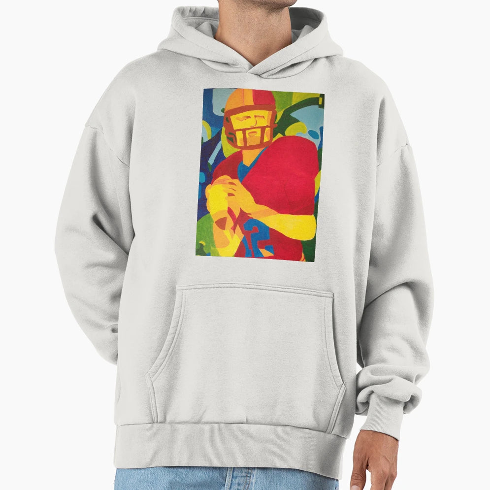 Football Hoodie - Aesthetic Graphic Unisex - T-Shirt, Sweatshirt, Hoodie