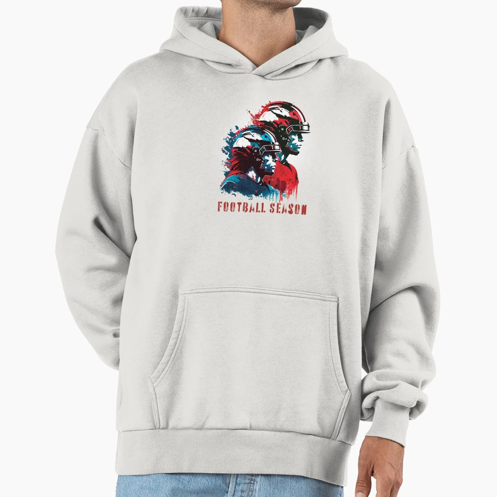 Football Season Hoodie - Custom Art Print Unisex - T-Shirt, Sweatshirt, Hoodie