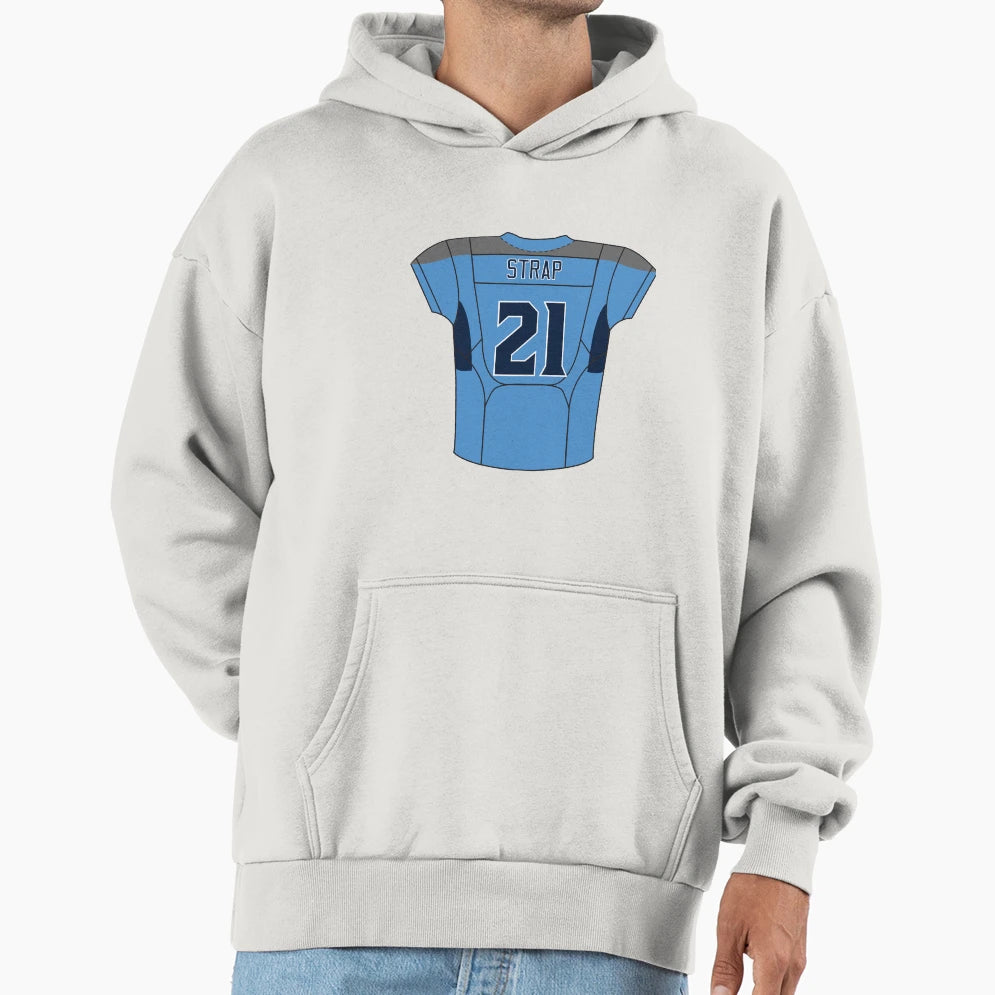 Strap Hoodie - Unique Graphic for Adults - T-Shirt, Sweatshirt, Hoodie
