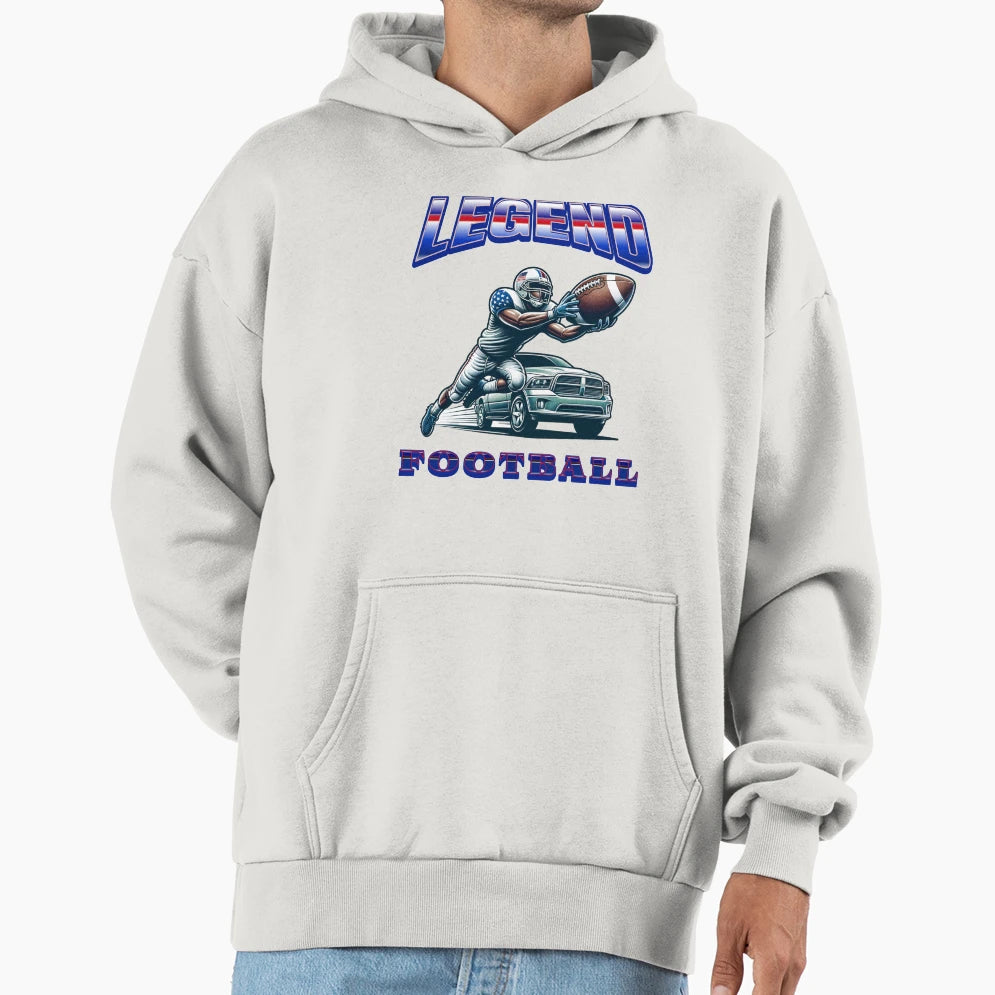 Legend Football Hoodie - Unique Graphic Men Women - T-Shirt, Sweatshirt, Hoodie