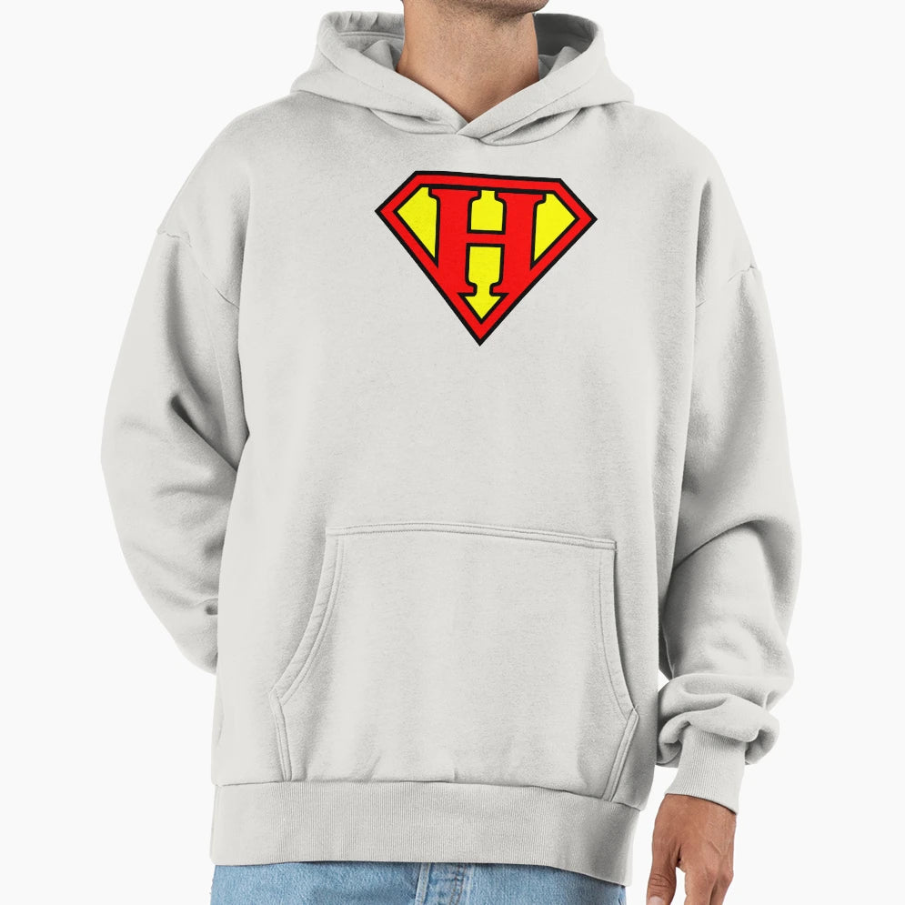 Super H Hoodie - Fun Novelty Design for Adults - T-Shirt, Sweatshirt, Hoodie