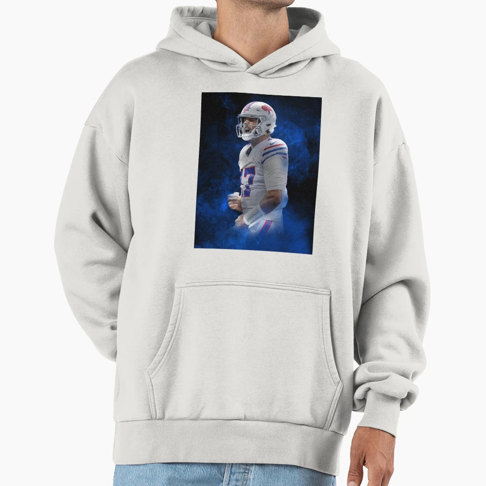 J Allen Buffalo Sports Art Hoodie - Casual Everyday Wear Unisex - T-Shirt, Sweatshirt, Hoodie