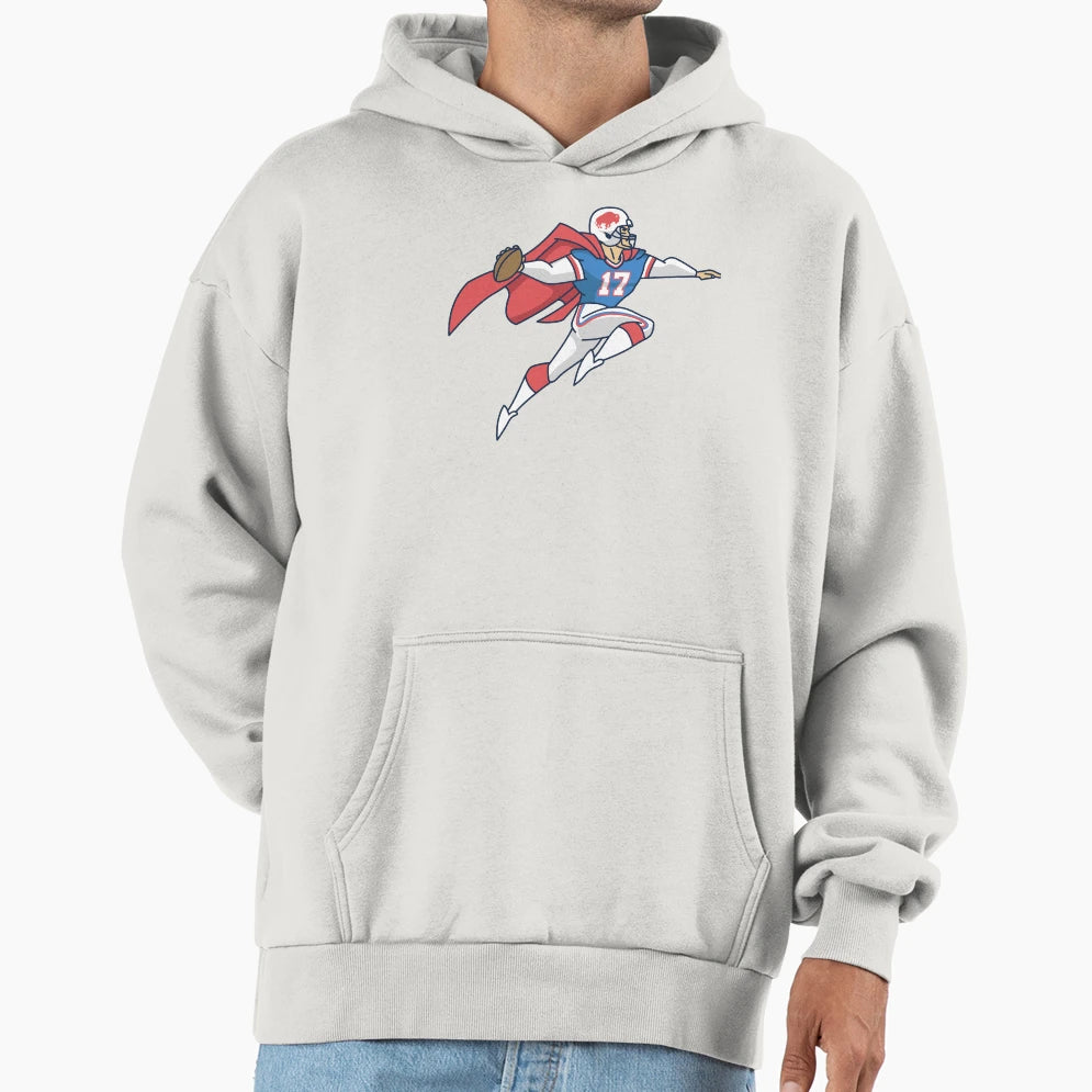 Super Josh Buffalo Football Hoodie - Casual Everyday Wear for Adults - T-Shirt, Sweatshirt, Hoodie
