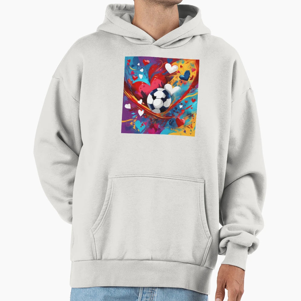 Soccer Abstract Mix Hoodie - Custom Art Print Unisex - T-Shirt, Sweatshirt, Hoodie