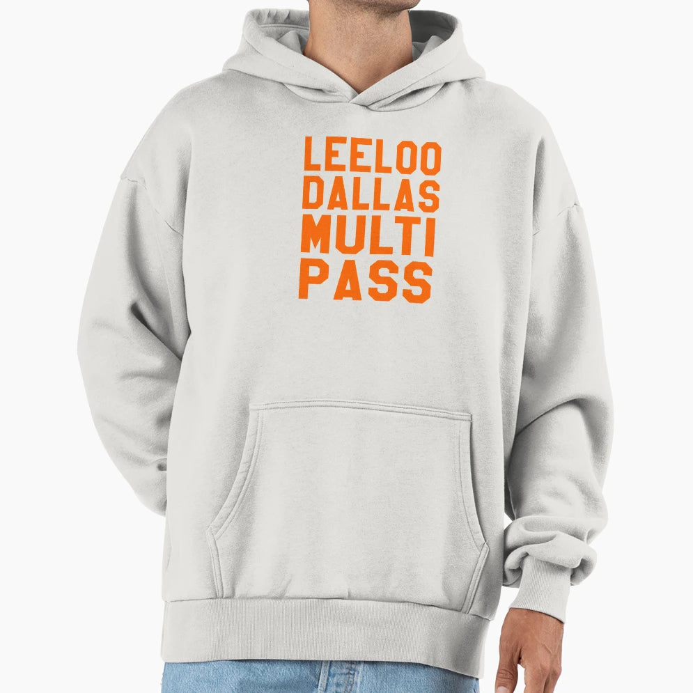 Fifth Element Leeloo Dallas Multi Pass Hoodie - Trendy Graphic Men Women - T-Shirt, Sweatshirt, Hoodie