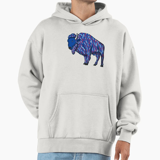 Blue Buffalo Hoodie - Graphic Print Men Women - T-Shirt, Sweatshirt, Hoodie