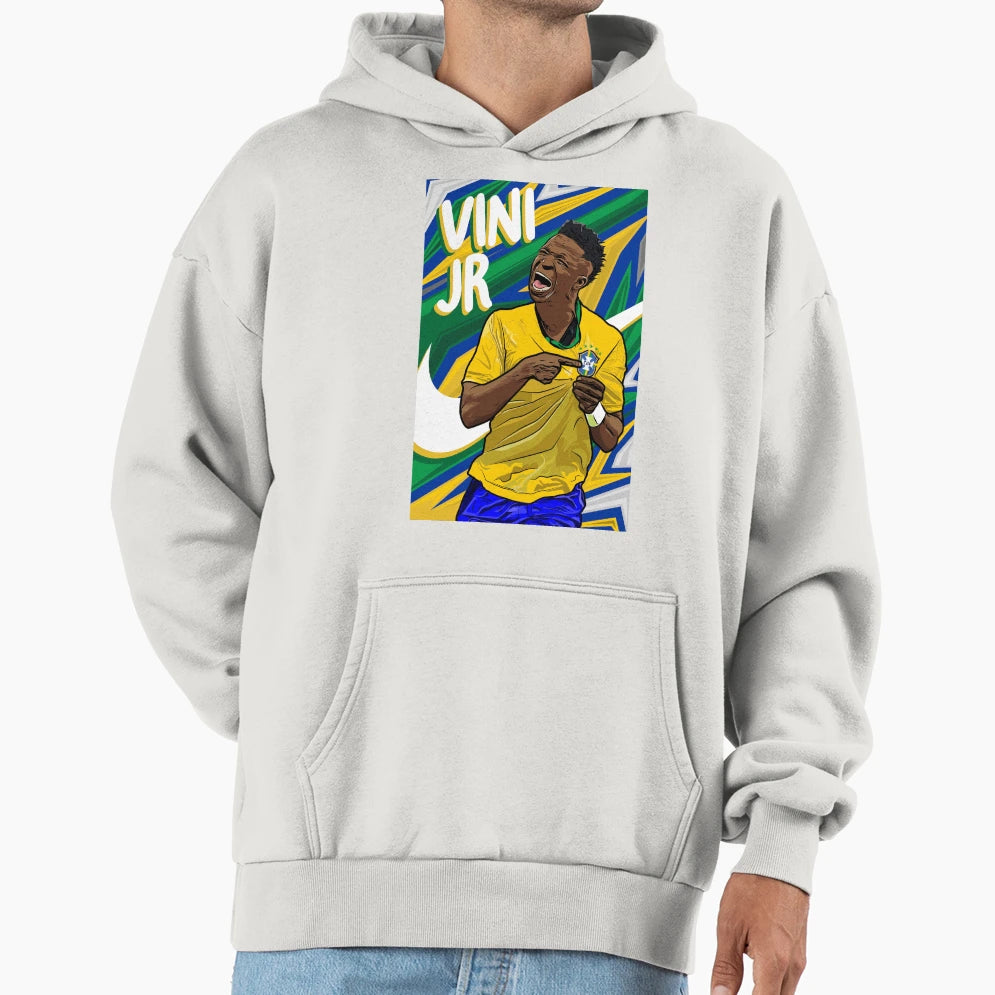 Vini Jr Hoodie - Unique Graphic Men Women - T-Shirt, Sweatshirt, Hoodie