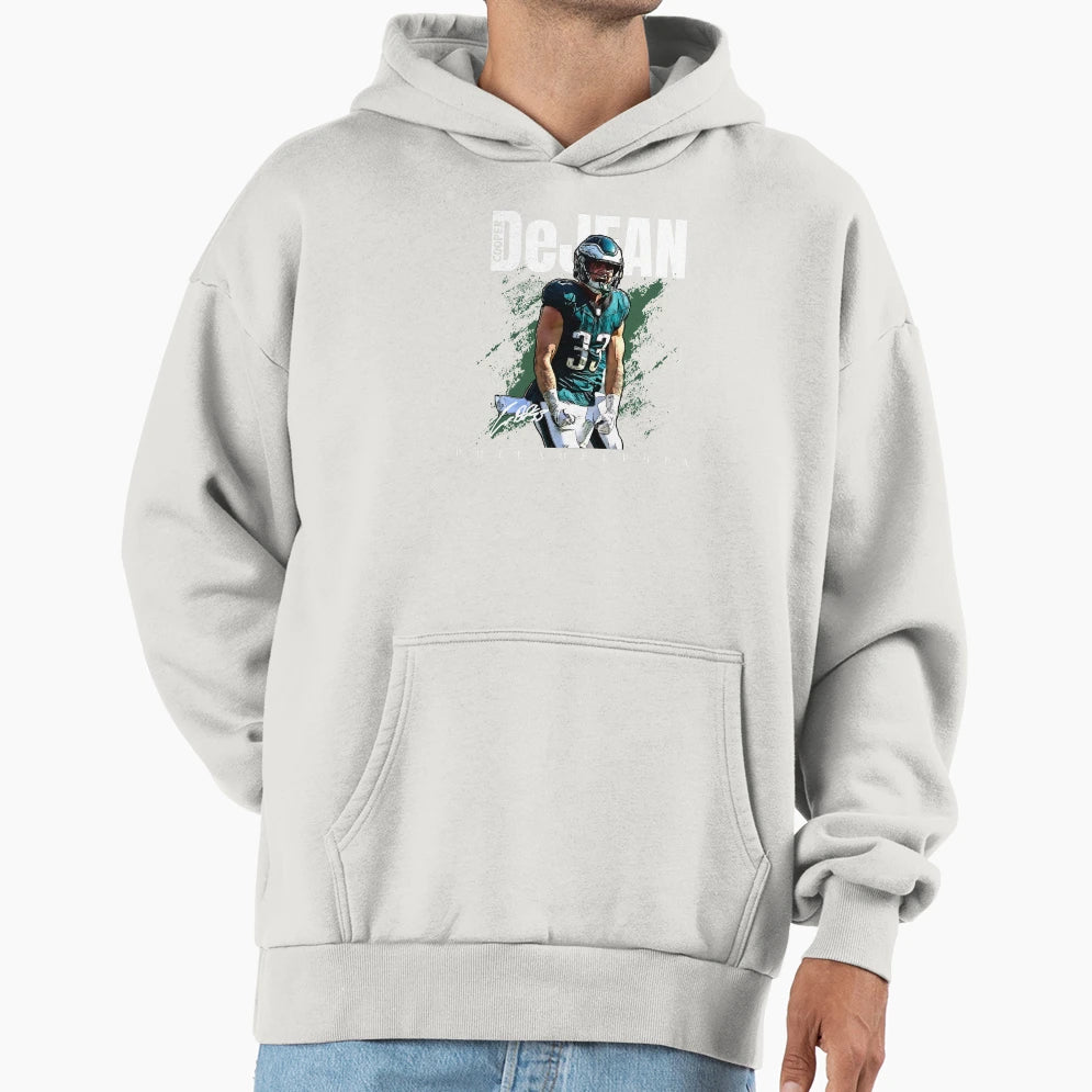 Football Rookie Dejean 33 Celebrate Hoodie - Novelty Apparel for Adults - T-Shirt, Sweatshirt, Hoodie