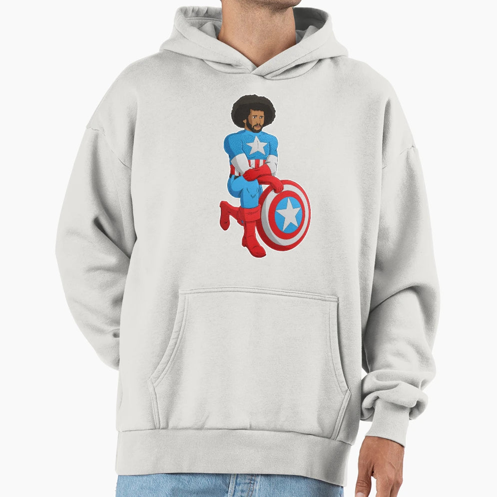 Kaeptain America Hoodie - Casual Everyday Wear Unisex - T-Shirt, Sweatshirt, Hoodie