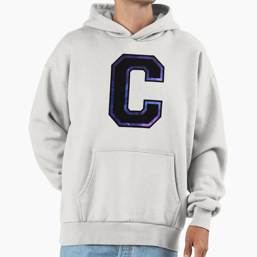 C Varsity Letter Hoodie - Trendy Graphic Unisex - T-Shirt, Sweatshirt, Hoodie