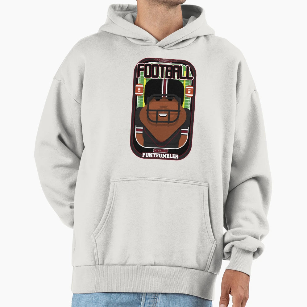 American Football Black And Maroon Enzone Hoodie - Graphic Print Men Women - T-Shirt, Sweatshirt, Hoodie