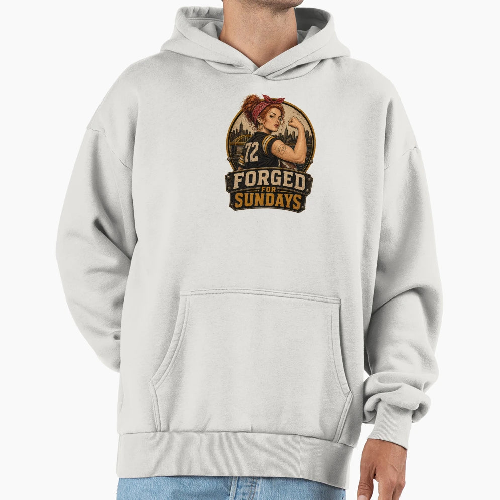 Forged Sundays Hoodie - Aesthetic Graphic for Adults - T-Shirt, Sweatshirt, Hoodie