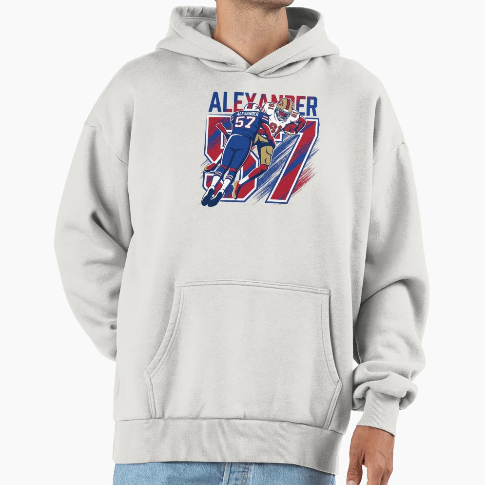 Lorenzo Alexander 57 Buffalo Football Hoodie - Streetwear Style Men Women - T-Shirt, Sweatshirt, Hoodie