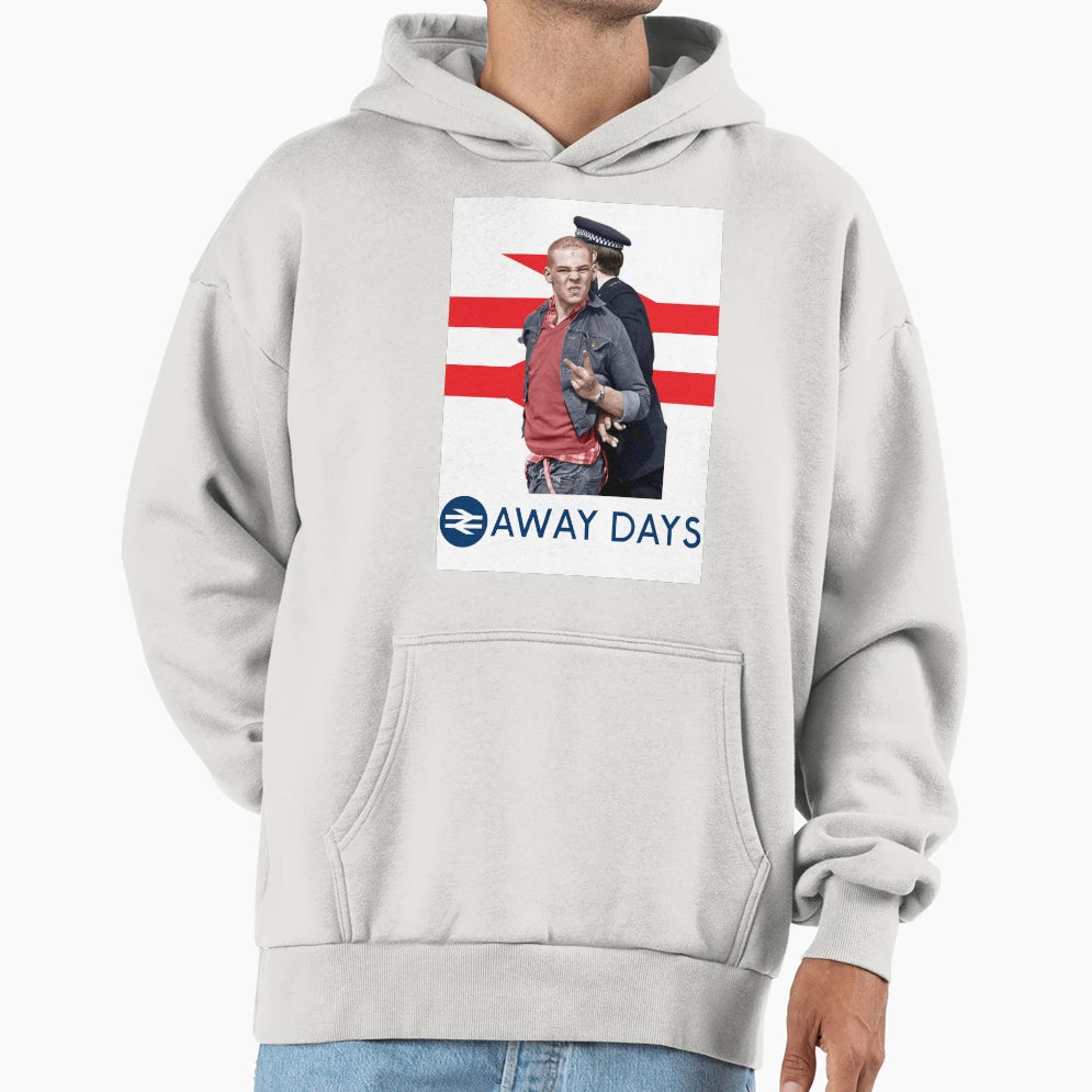 Away Days Hoodie - Fun Novelty Design Unisex - T-Shirt, Sweatshirt, Hoodie