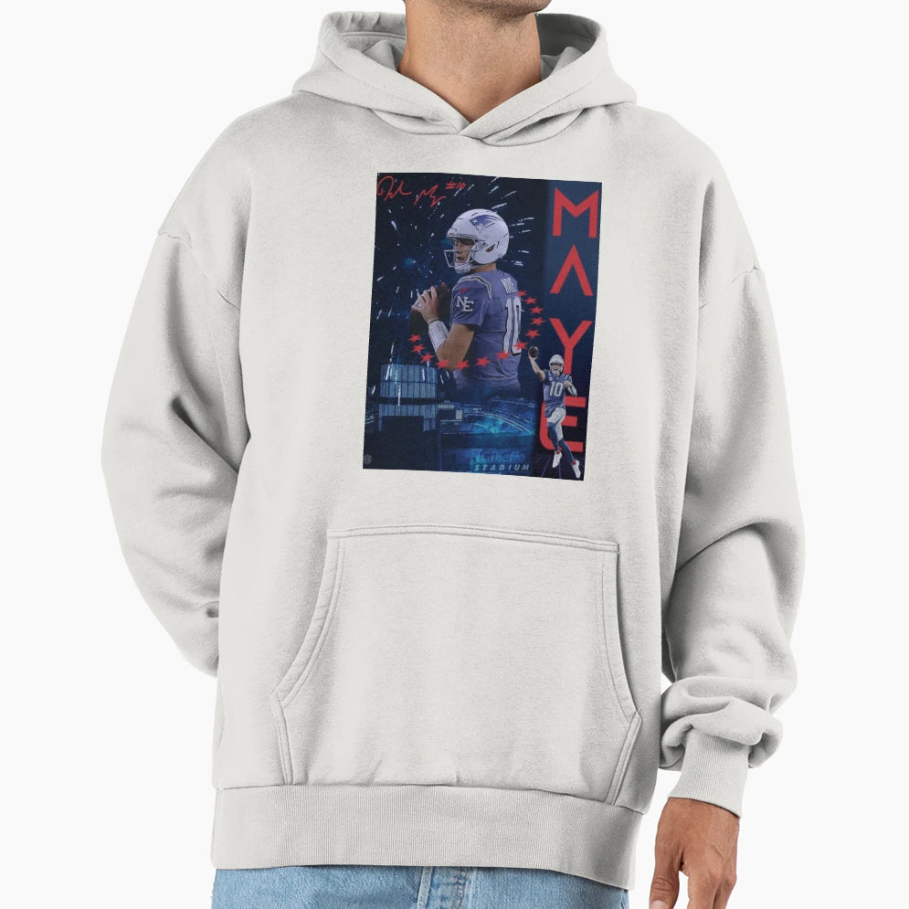Drake Maye Hoodie - Fun Novelty Design Unisex - T-Shirt, Sweatshirt, Hoodie